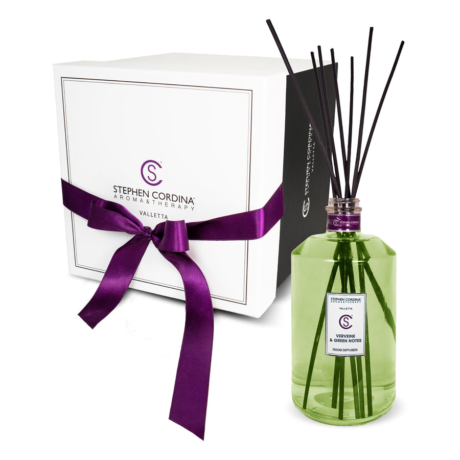 Verveine & Green Notes Room Diffuser 1000ml in a Luxury carrier box.