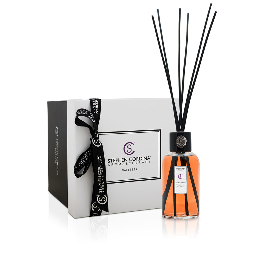 Rose & Citrus Room Diffuser 1000ml in a Luxury carrier box.
